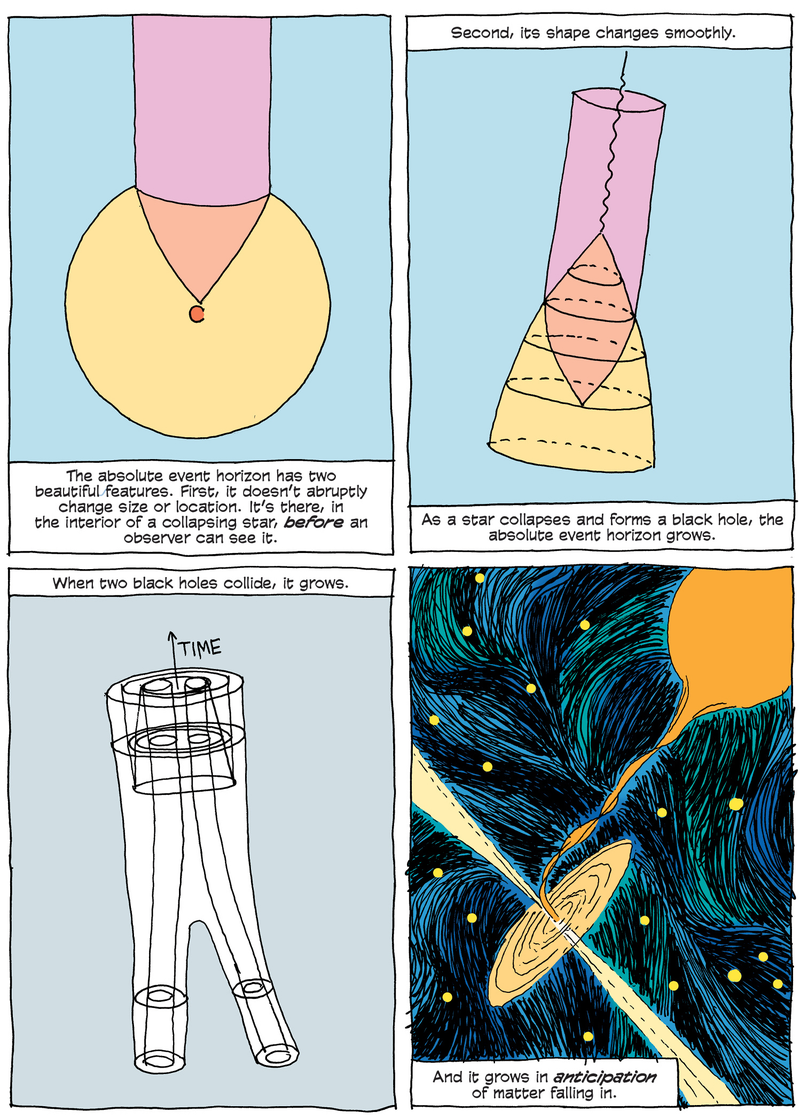 Page 135 of the upcoming Stephen Hawking graphic novel.